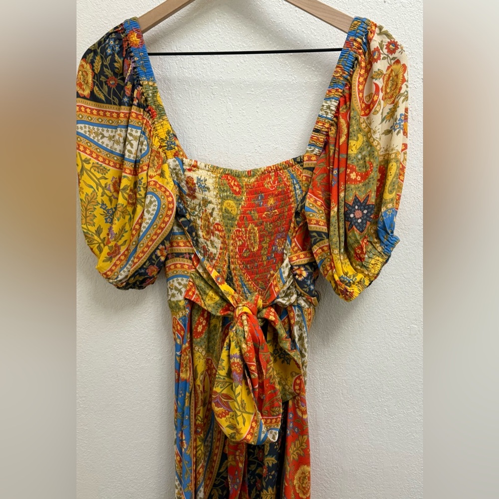 NWT Spell Belladonna Sweetheart Maxi Dress Size Medium Kaleidoscope UFT/S - Picture 13 of 16
